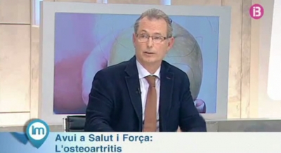 El Dr. Andrés Camprodon, de la Unitat del Genoll el Servei de Traumatologia de Son Espases, entrevistat per Joan Calafat sobre l’osteoartritis
